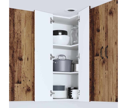 Virtuves Sienas Skapītis Ar Plauktu Vecs Koks 57 X 57 X 100 Cm Vidaxl