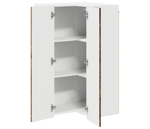 Virtuves Sienas Skapītis Ar Plauktu Vecs Koks 57 X 57 X 100 Cm Vidaxl