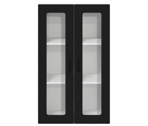 Virtuves Sienas Skapītis Ar Plauktu Melna 60 X 31 X 100 Cm Vidaxl