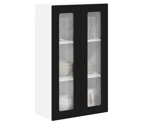 Virtuves Sienas Skapītis Ar Plauktu Melna 60 X 31 X 100 Cm Vidaxl