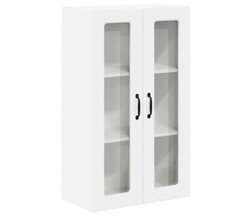 Virtuves Sienas Skapītis Ar Plauktu Augsta Spīduma Baltā Krāsa Vidaxl