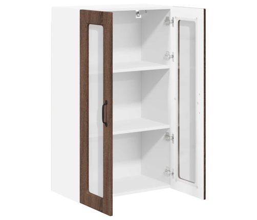 Virtuves Sienas Skapītis Ar Durvīm Brūns Ozols 60 X 31 X 100 Cm Vidaxl