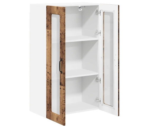 Virtuves Sienas Skapītis Ar Plauktu Vecs Koks 60 X 31 X 100 Cm Vidaxl