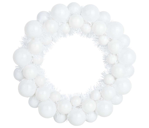 Ziemassvētku Bumbu Vainagi 2 Pcs Balts 33 X 33 X 7 Cm Vidaxl