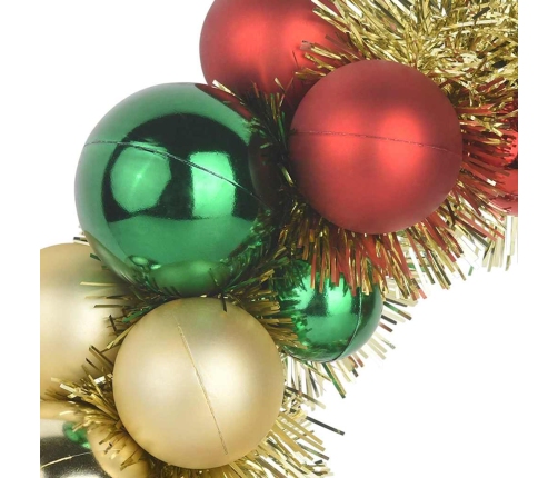 Ziemassvētku Bumbu Vainagi 2 Pcs Daudzkrāsains 33 X 33 X 7 Cm Vidaxl