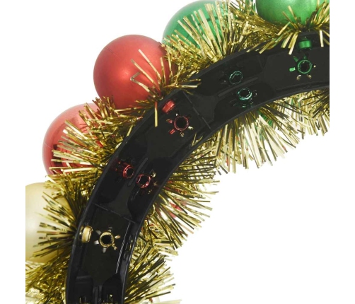 Ziemassvētku Bumbu Vainagi 2 Pcs Daudzkrāsains 33 X 33 X 7 Cm Vidaxl