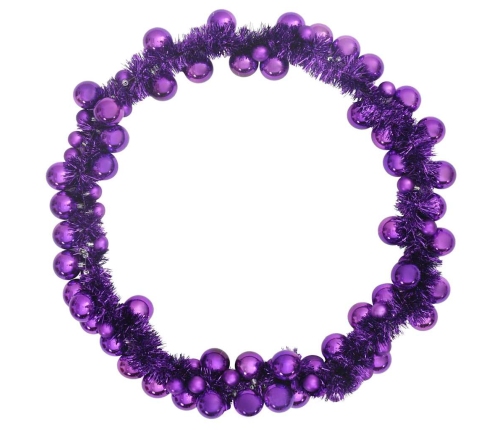 Ziemassvētku Bumbu Virtene Ceriņkrāsa 186 Cm Polistirols Vidaxl