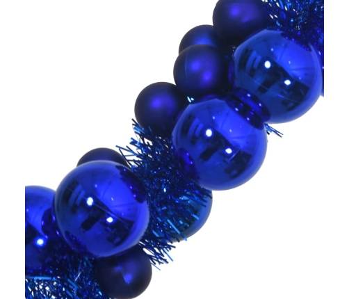 Ziemassvētku Bumbu Virtene Zila 186 Cm Polistirols Vidaxl