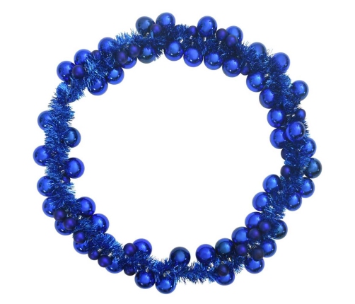 Ziemassvētku Bumbu Virtene Zila 186 Cm Polistirols Vidaxl