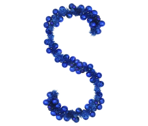 Ziemassvētku Bumbu Virtene Zila 186 Cm Polistirols Vidaxl