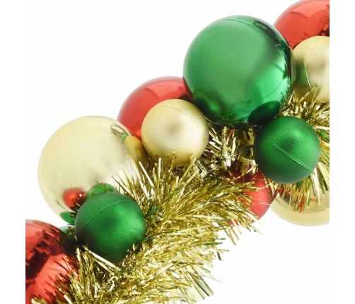 Ziemassvētku Bumbu Virtene Daudzkrāsains 186 Cm Polistirols Vidaxl