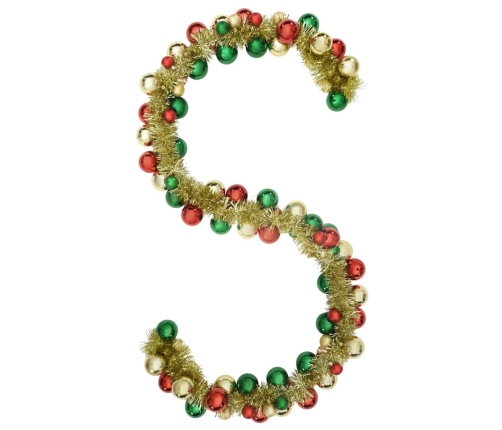 Ziemassvētku Bumbu Virtene Daudzkrāsains 186 Cm Polistirols Vidaxl