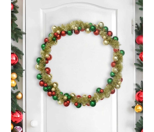 Ziemassvētku Bumbu Virtene Daudzkrāsains 186 Cm Polistirols Vidaxl