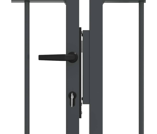 Žoga Vārti Ar Speara Augšdaļu Pelēka 404 X 175 Cm Tērauds Vidaxl