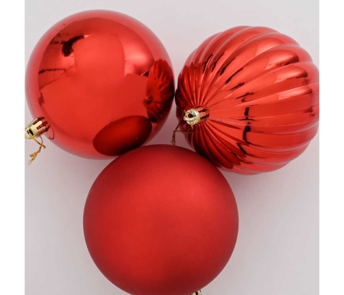 Ziemassvētku Rotājumu Komplekts 15 Pcs Sarkana Vidaxl