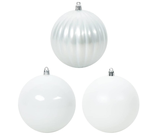 Ziemassvētku Rotājumu Komplekts 15 Pcs Balts Vidaxl