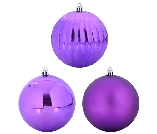 Ziemassvētku Rotājumu Komplekts 15 Pcs Ceriņkrāsa Vidaxl