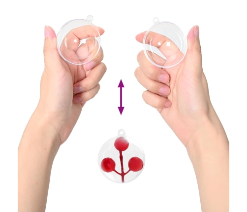 Ziemassvētku Rotājumu Komplekts 100 Pcs Ø 10 Cm Vidaxl