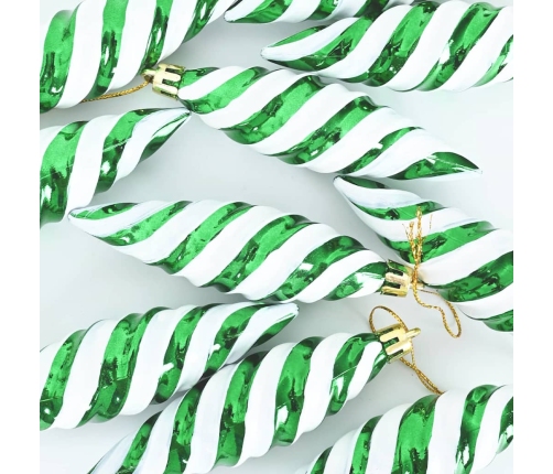 Ziemassvētku Koka Rotājumi 40 Pcs Zaļa Vidaxl