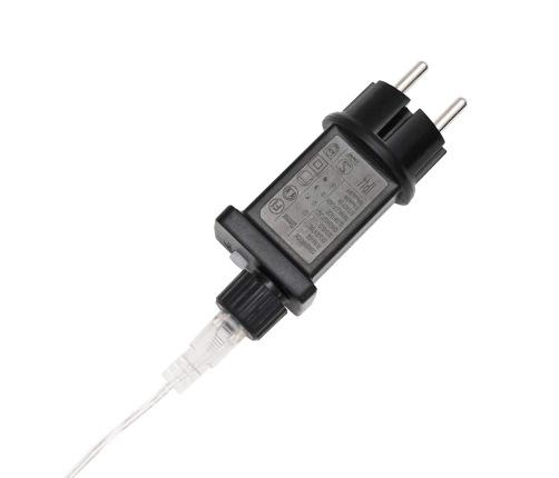 Virvju Gaisma Su 2400 Led Auksti Balts 100 M Pvc Vidaxl