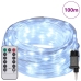 Virvju Gaisma Su 2400 Led Auksti Balts 100 M Pvc Vidaxl