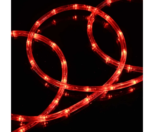 Virvju Gaisma Su 240 Led Sarkana 10 M Pvc Vidaxl