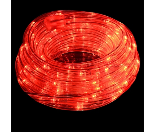 Virvju Gaisma Su 480 Led Sarkana 20 M Pvc Vidaxl