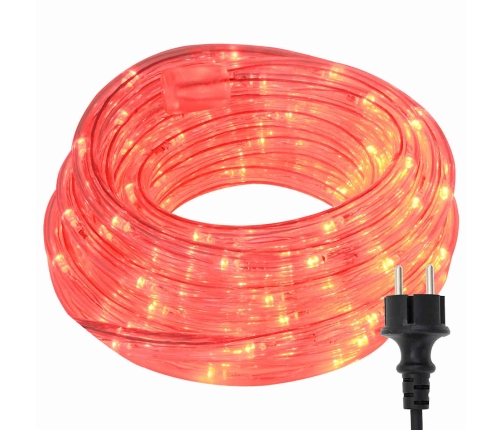 Virvju Gaisma Su 2400 Led Sarkana 100 M Pvc Vidaxl