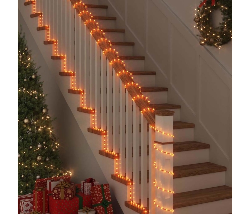 Virvju Gaisma Su 120 Led Silti Balts 5 M Pvc Vidaxl