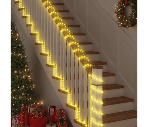 Virvju Gaisma Su 1200 Led Silti Balts 50 M Pvc Vidaxl