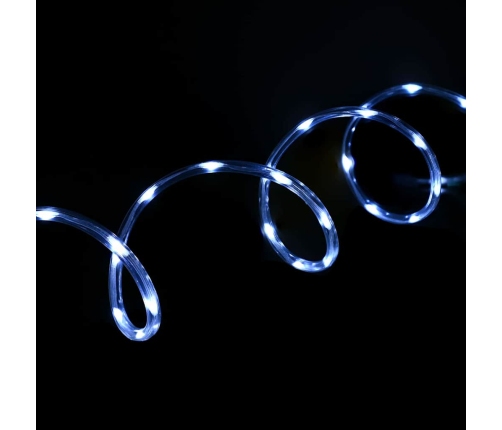Virvju Gaisma Su 240 Led Auksti Balts 10 M Pvc Vidaxl