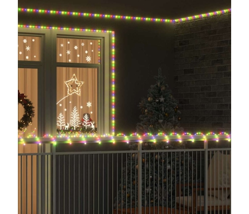 Virvju Gaisma Su 480 Led Daudzkrāsains 20 M Pvc Vidaxl