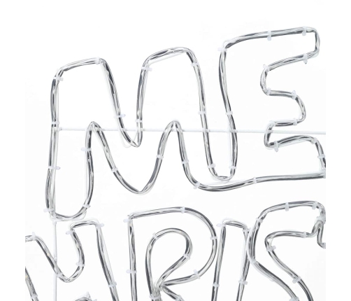 Ziemassvētku Zīme Su 240 Led Daudzkrāsains 100 X 50 Cm Pvc Vidaxl