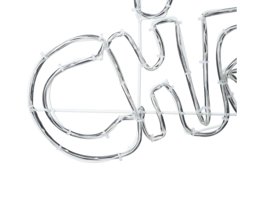 Ziemassvētku Zīme Su 240 Led Daudzkrāsains 100 X 50 Cm Pvc Vidaxl