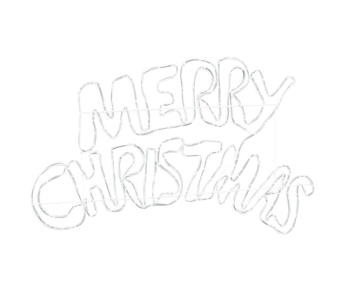 Ziemassvētku Zīme Su 240 Led Daudzkrāsains 100 X 50 Cm Pvc Vidaxl