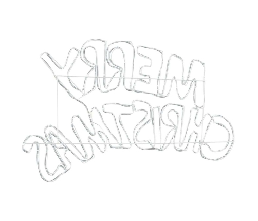 Ziemassvētku Zīme Su 240 Led Daudzkrāsains 100 X 50 Cm Pvc Vidaxl