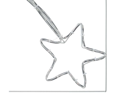 Ziemassvētku Zvaigzne Su 432 Led Daudzkrāsains 180 X 57 Cm Pvc Vidaxl