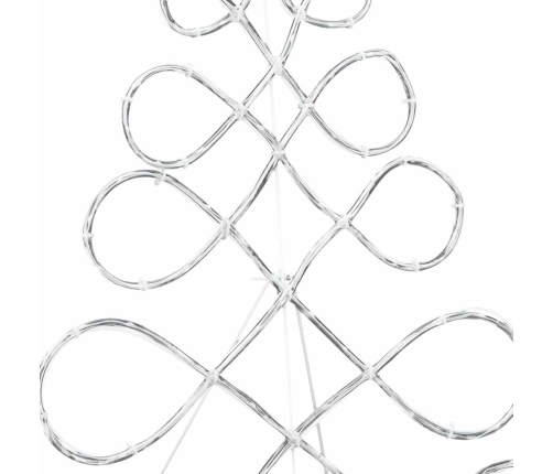 Ziemassvētku Koka Formas Gaisma Daudzkrāsains 80 X 56 Cm Pvc Vidaxl