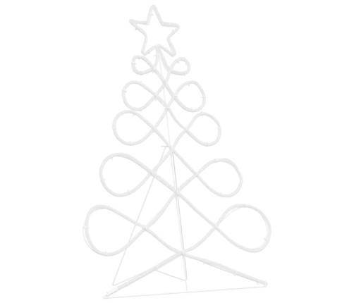 Ziemassvētku Koka Formas Gaisma Daudzkrāsains 80 X 56 Cm Pvc Vidaxl