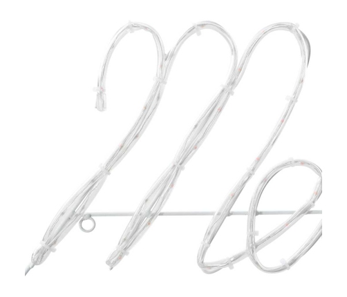 Ziemassvētku Zīme Su 216 Led Sarkana 99 X 55 X 13 Cm Dzelzs Vidaxl