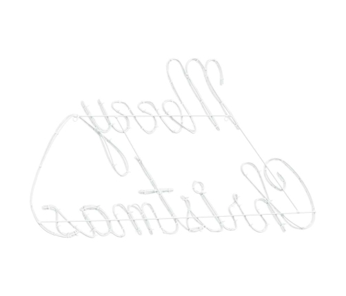 Ziemassvētku Zīme Su 216 Led Sarkana 99 X 55 X 13 Cm Dzelzs Vidaxl