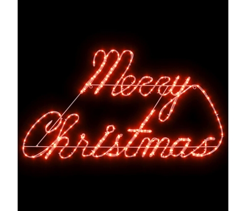 Ziemassvētku Zīme Su 216 Led Sarkana 99 X 55 X 13 Cm Dzelzs Vidaxl