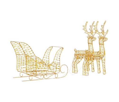 Ziemassvētku Ziemeļbriedis Ar Kamanām Silti Balta Pet Vidaxl