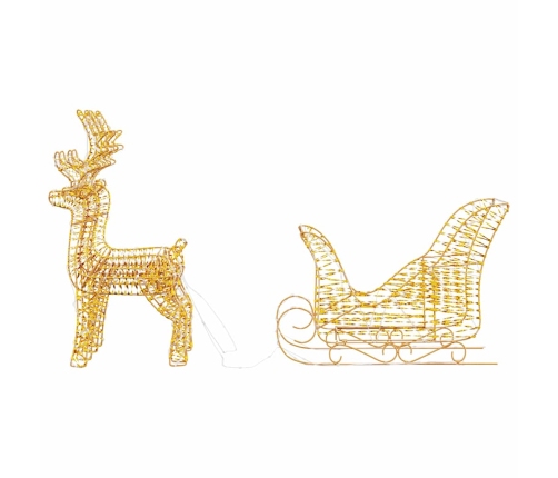 Ziemassvētku Ziemeļbriedis Ar Kamanām Silti Balta Pet Vidaxl