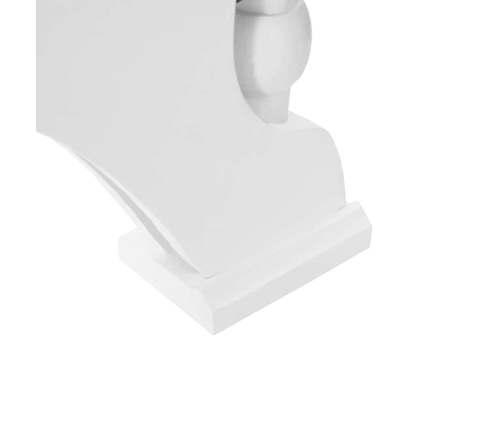 Ziemassvētku Sveču Arka Ar 10 Led Svecēm Balts 47 X 5 X 29 Cm Vidaxl