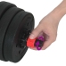 2-In-1 Hanteles Komplekts Melns Un Sarkans 121 X 19,5 X 19,5 Cm Vidaxl
