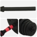 2-In-1 Hanteles Komplekts Melns Un Sarkans 121 X 19,5 X 19,5 Cm Vidaxl