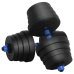 2-In-1 Hanteles Komplekts Melna Un Zila 121 X 19,5 X 19,5 Cm Vidaxl