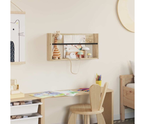 Žurnālu Statīvs Sonoma Ozols 60 X 12 X 30 Cm Inženierijas Koks Vidaxl