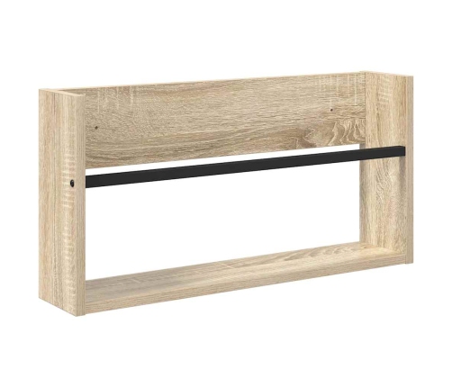 Žurnālu Statīvs Sonoma Ozols 60 X 12 X 30 Cm Inženierijas Koks Vidaxl